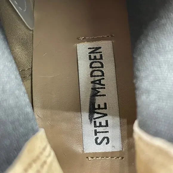 Steve Madden Women's Rhiannon Chelsea Boot Cognac Suede Size 10M - Picture 8 of 15